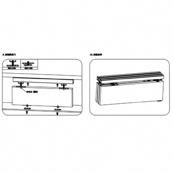 Simultaneous sliding soft closing system for 3 doors-AO SC001